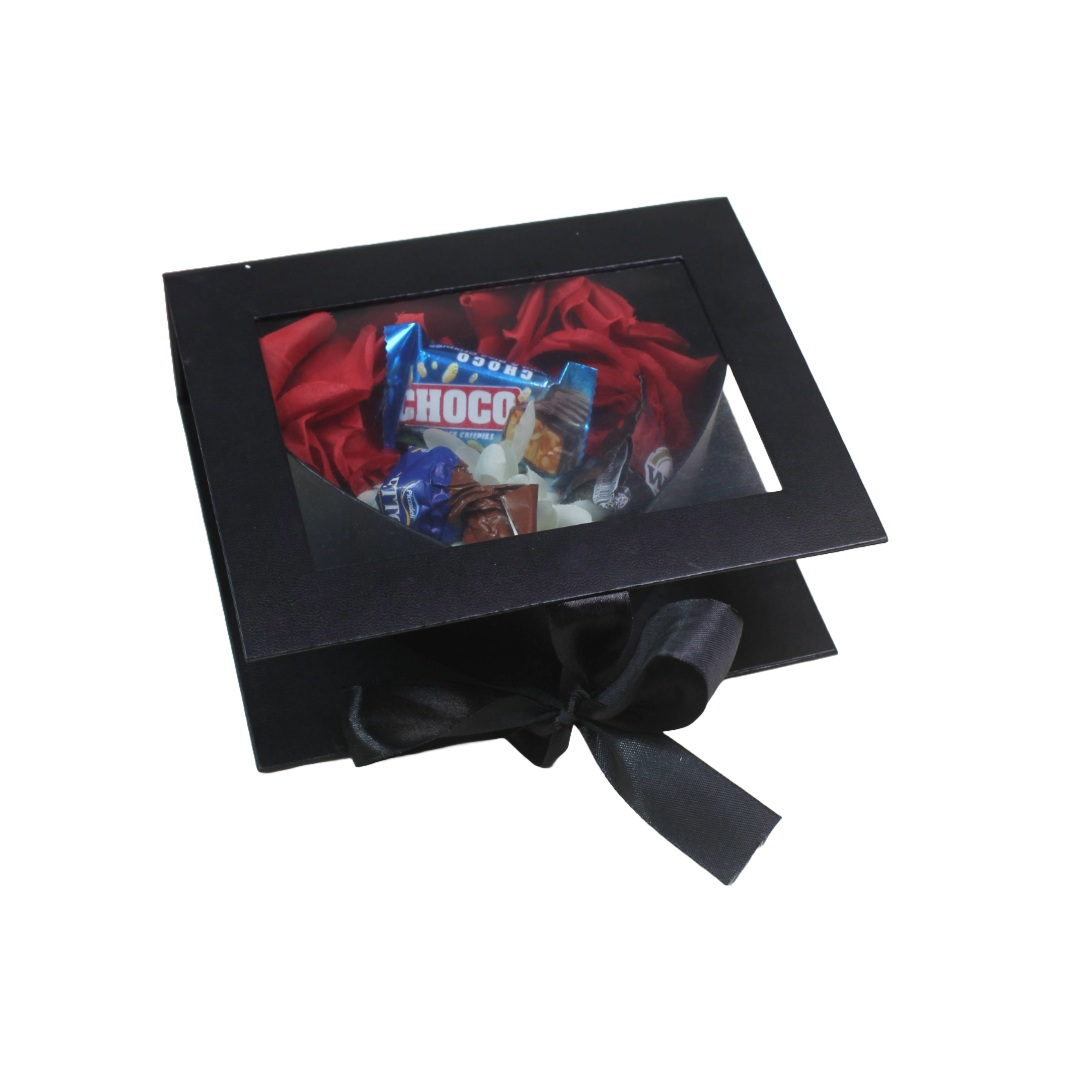 Cardboard Booklet Heart Shape Gift Box Chocolate Box