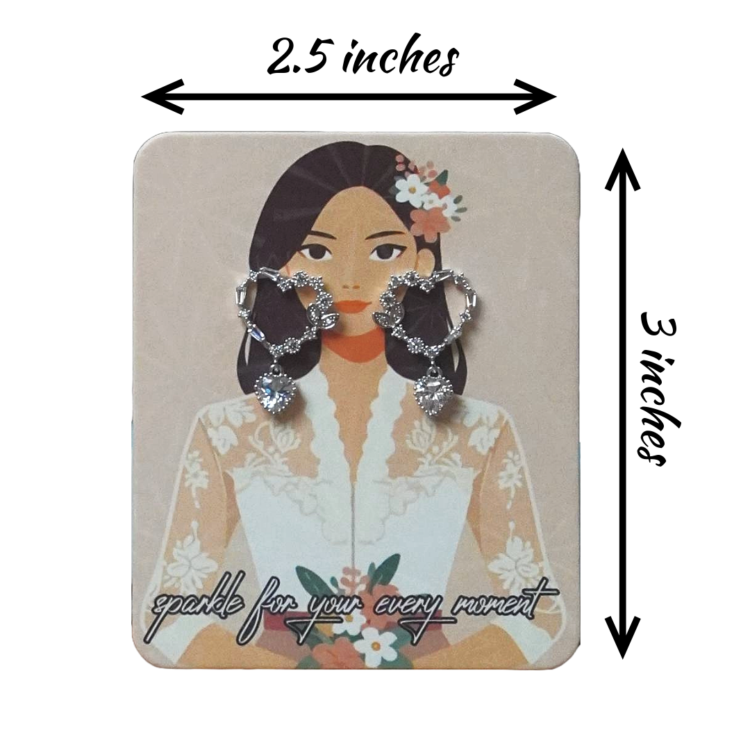 Beautiful Jewelry Cards 50 Pcs
