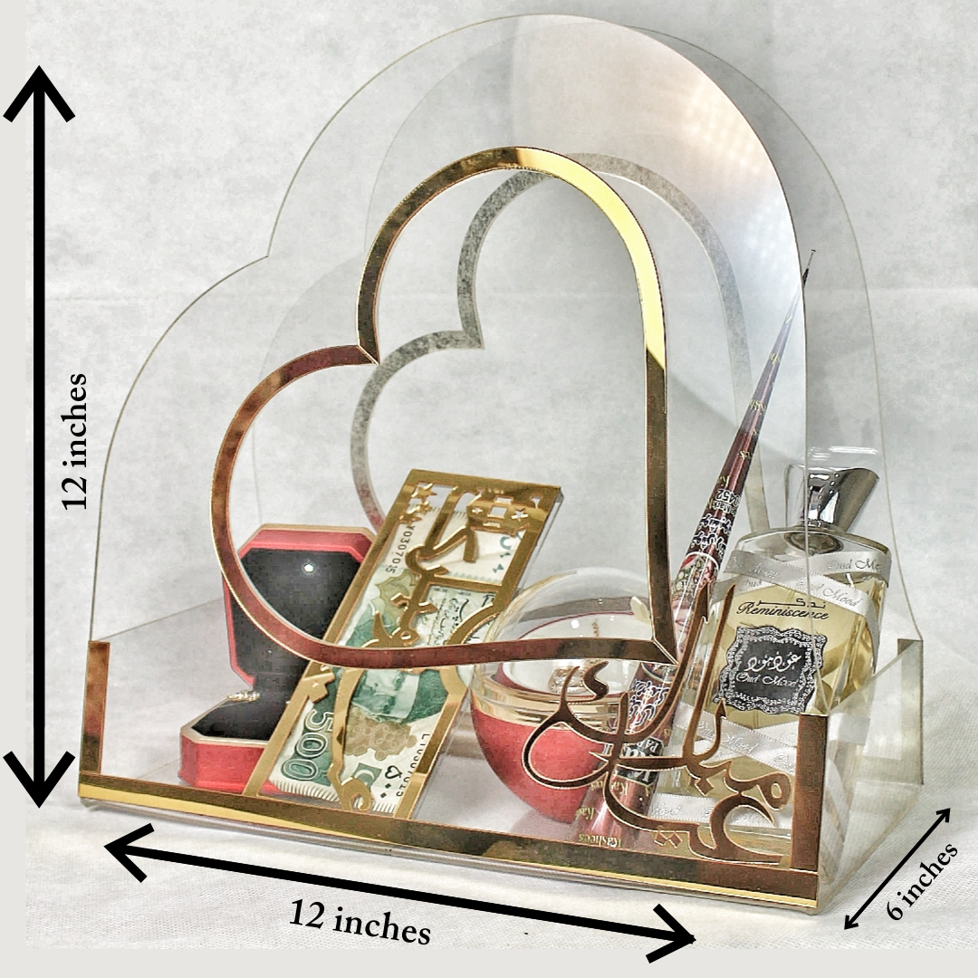 Beautiful Heart Shape Acrylic Boxes