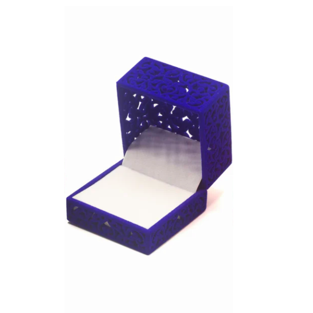 New Born Baby Velvet Vines Texture Ring Box