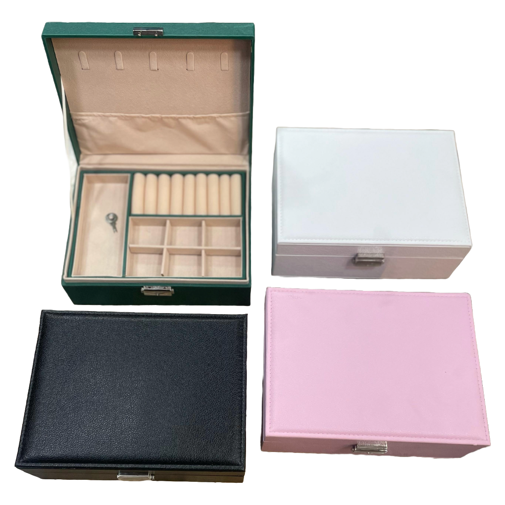 Portable Jewelry Box Ring Box Earrings Box Necklace Storage Box