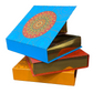 Cardboard Booklet Gift Box with Geometrical Design