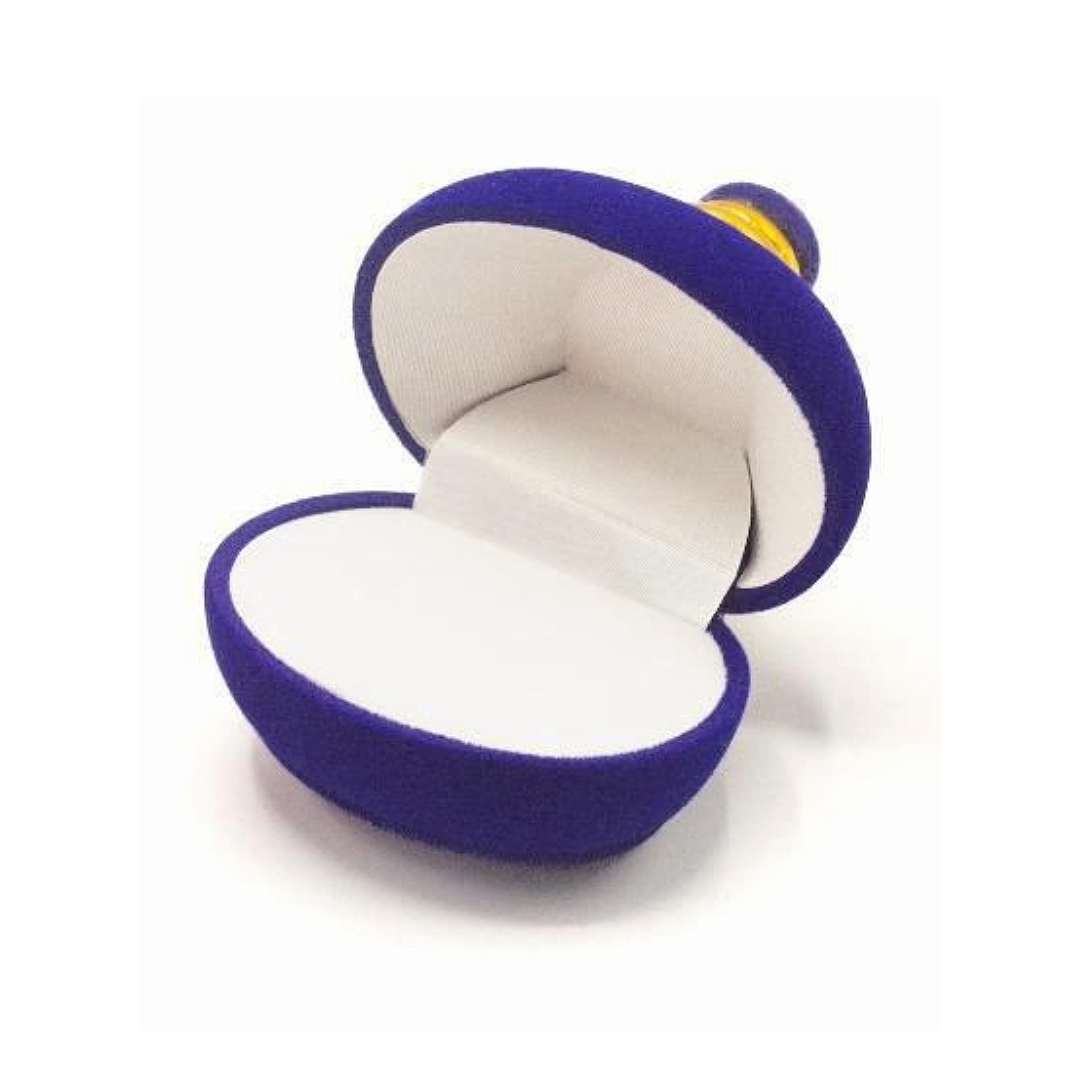New Born Baby Velvet Bottle Ring Box