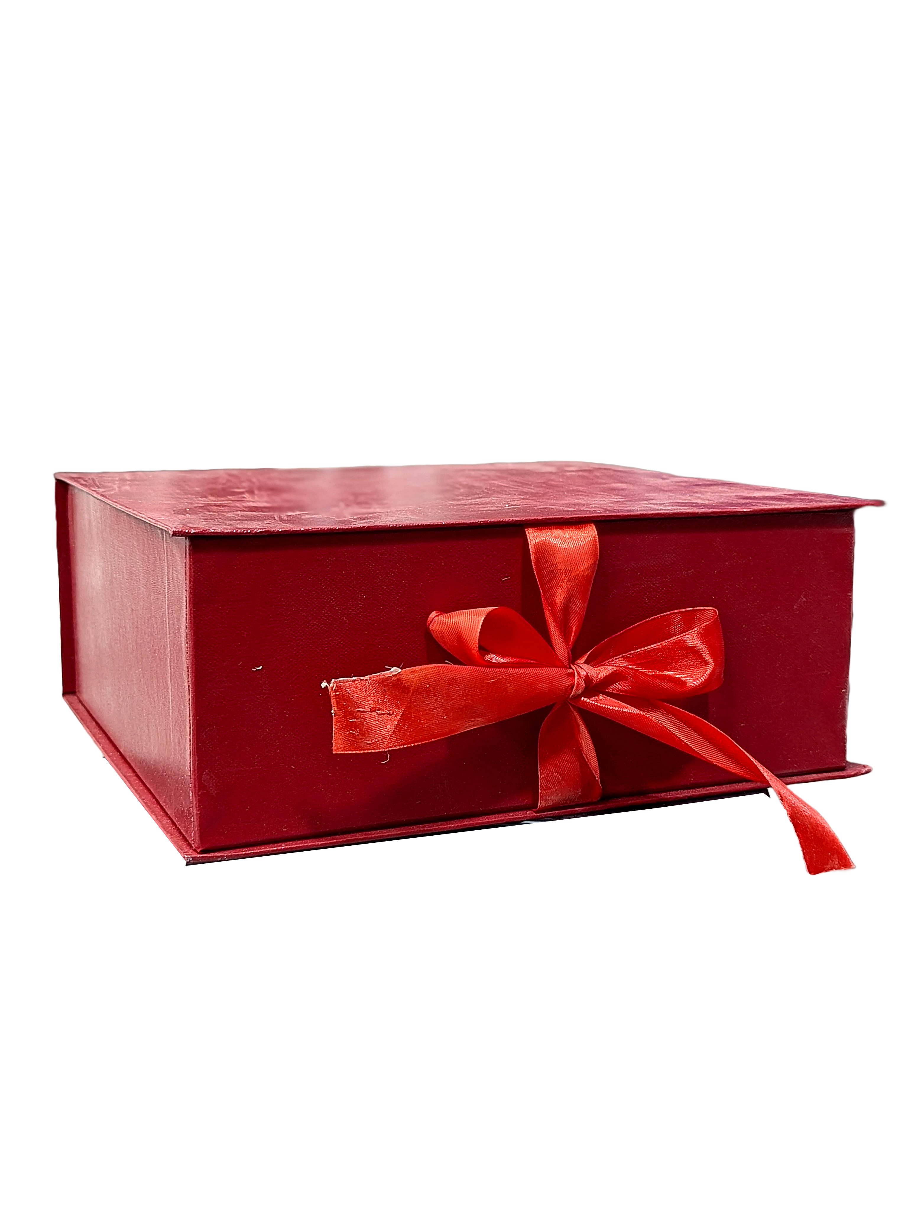 Solid Color Carboard Booklet Ribbon Box