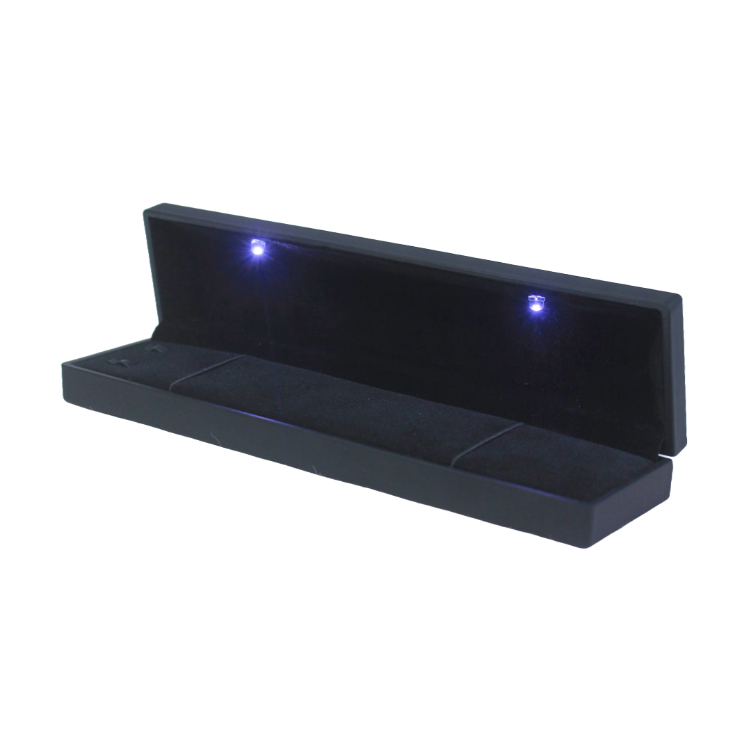 Matte Black Chain Box with LED