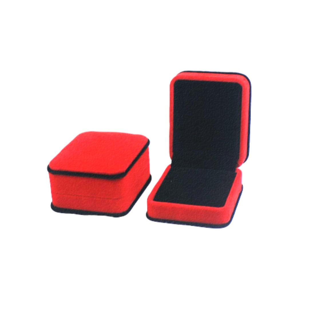 Leather & Velvet in Red & Black Jewelry Boxes