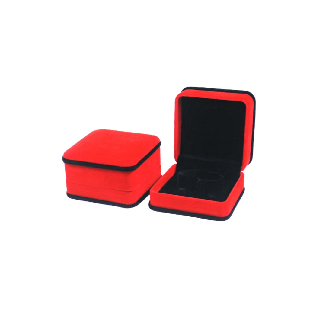 Leather & Velvet in Red & Black Jewelry Boxes
