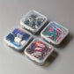 Organizer Box Small Clear Plastic Storage Containers With Hinged Lid For Storage Items