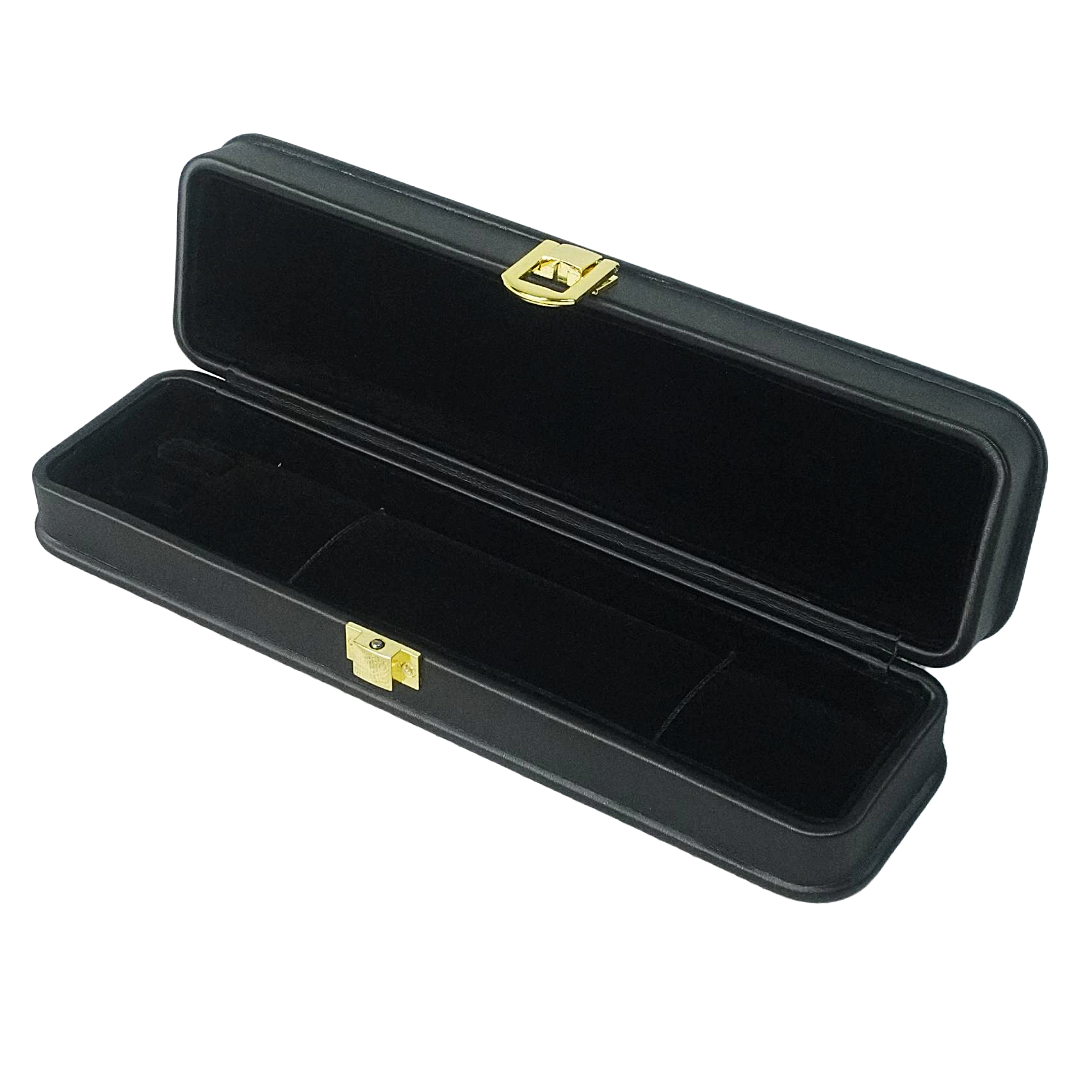 Black Leather (Black Interior) Jewelry Boxes
