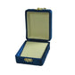 Gold Box Blue Velvet Jewelry Boxes
