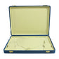 Gold Box Blue Velvet Jewelry Boxes