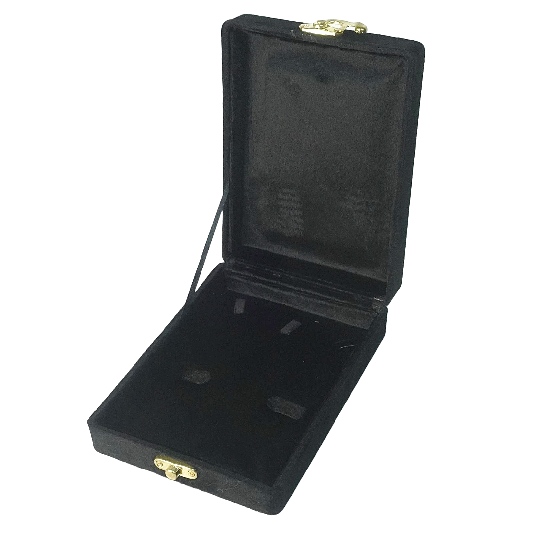 Gold Box Black Velvet Jewelry Boxes