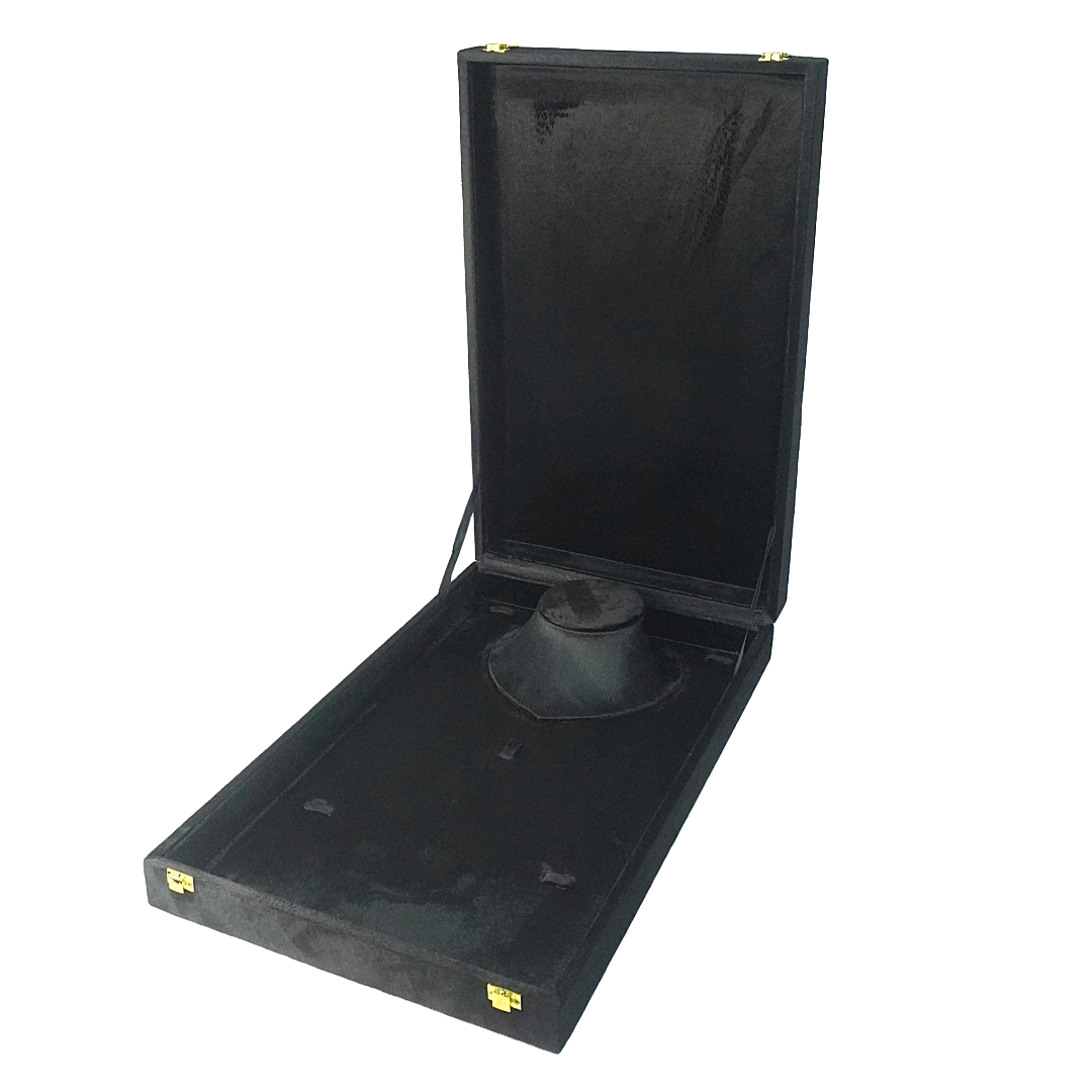 Gold Box Black Velvet Jewelry Boxes