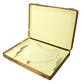 Gold Box Brown Velvet Jewelry Boxes