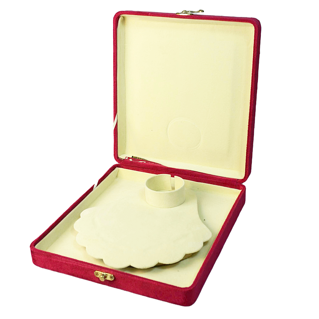 Gold Box Red Velvet Jewelry Boxes
