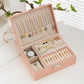 Premier Double Layer Storage Box Leather Jewelry Box