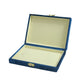 Gold Box Blue Velvet Jewelry Boxes