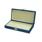 Gold Box Blue Velvet Jewelry Boxes