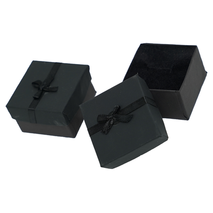 Black Cardboard Jewelry Boxes
