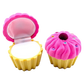 New Born Baby Velvet Cup Cake Ring box