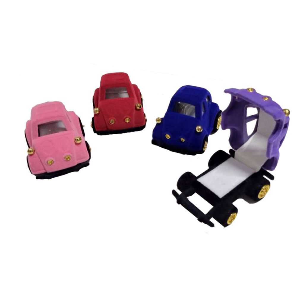New Born Baby Velvet Car Ring Boxes