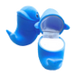 New Born Baby Velvet Dolphin Ring Box