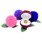 New Born Baby Velvet Rose Ring Boxes