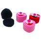 New Born Baby Velvet Heart Ring Boxes
