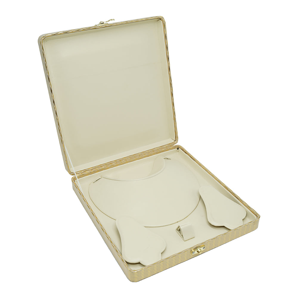 F Model: 10x10 Necklace jewelry Box | Necklace jewelry Case | Leather Jewelry Necklace Storage Box