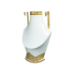 PATTENED GOLDEN & WHITE CROWN BUST