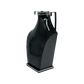 PATTENED SILVER & BLACK SIDE BUST