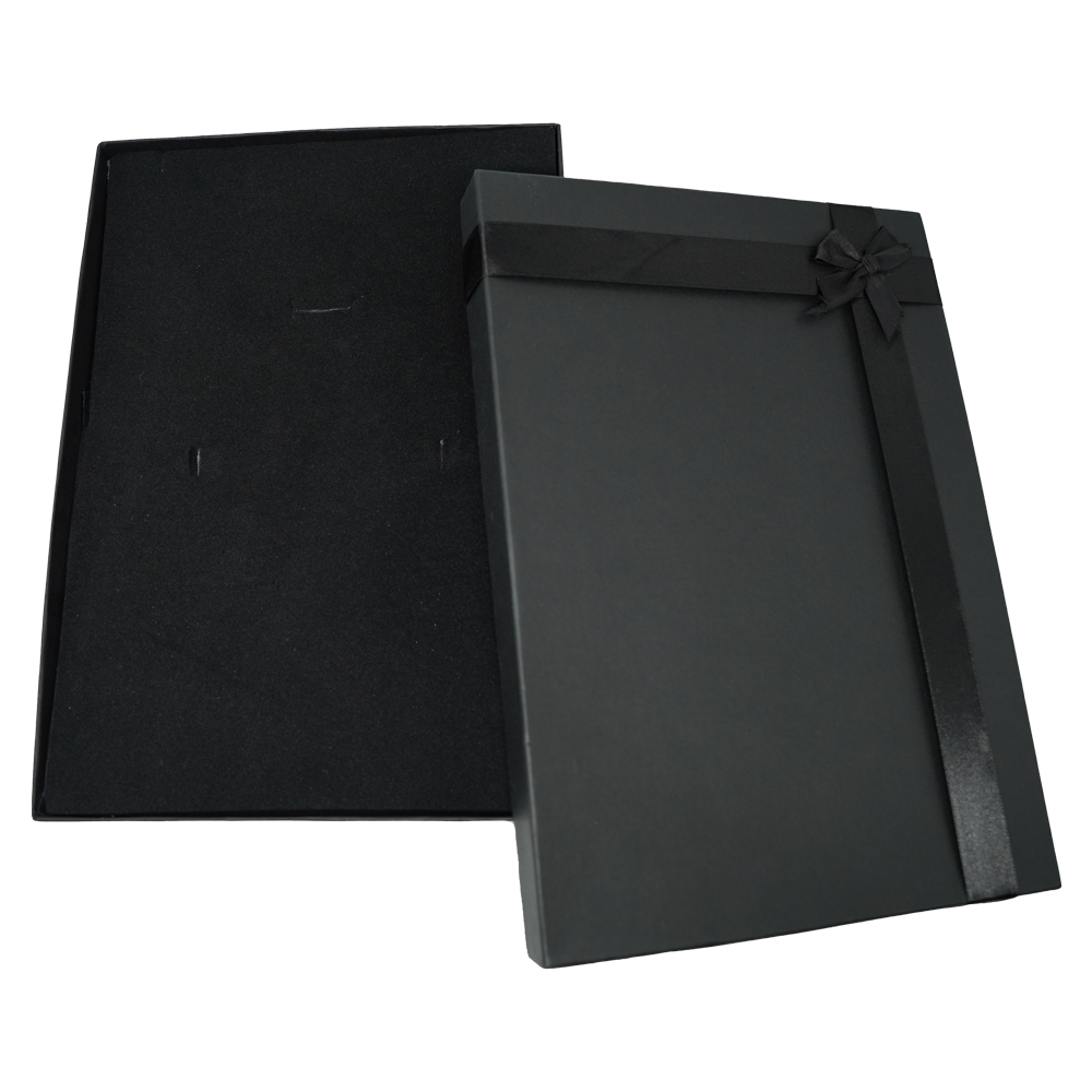 Black Cardboard Jewelry Boxes
