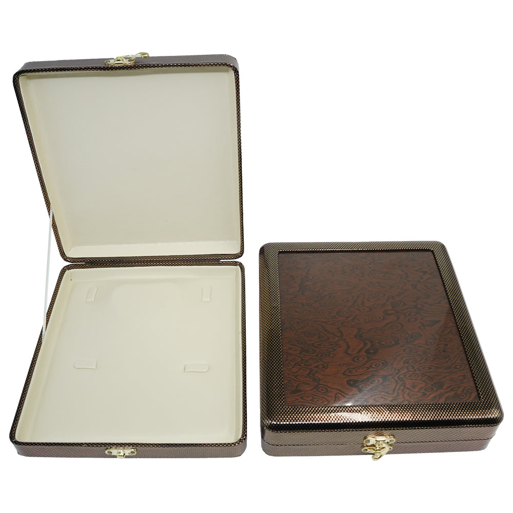 A Model: 8x8 Necklace jewelry Box | Necklace jewelry Case | Leather Jewelry Necklace Storage Box