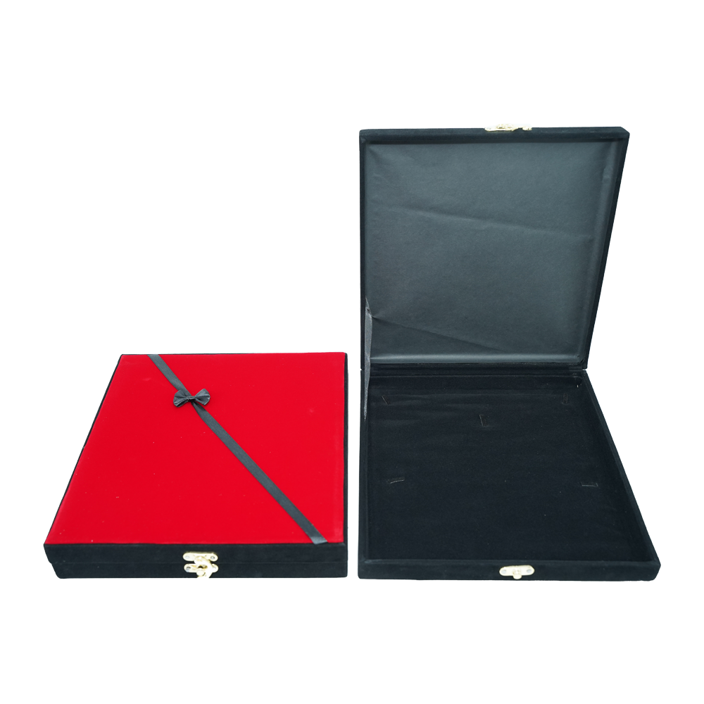 Red & Black Ribbon Jewelry Boxes