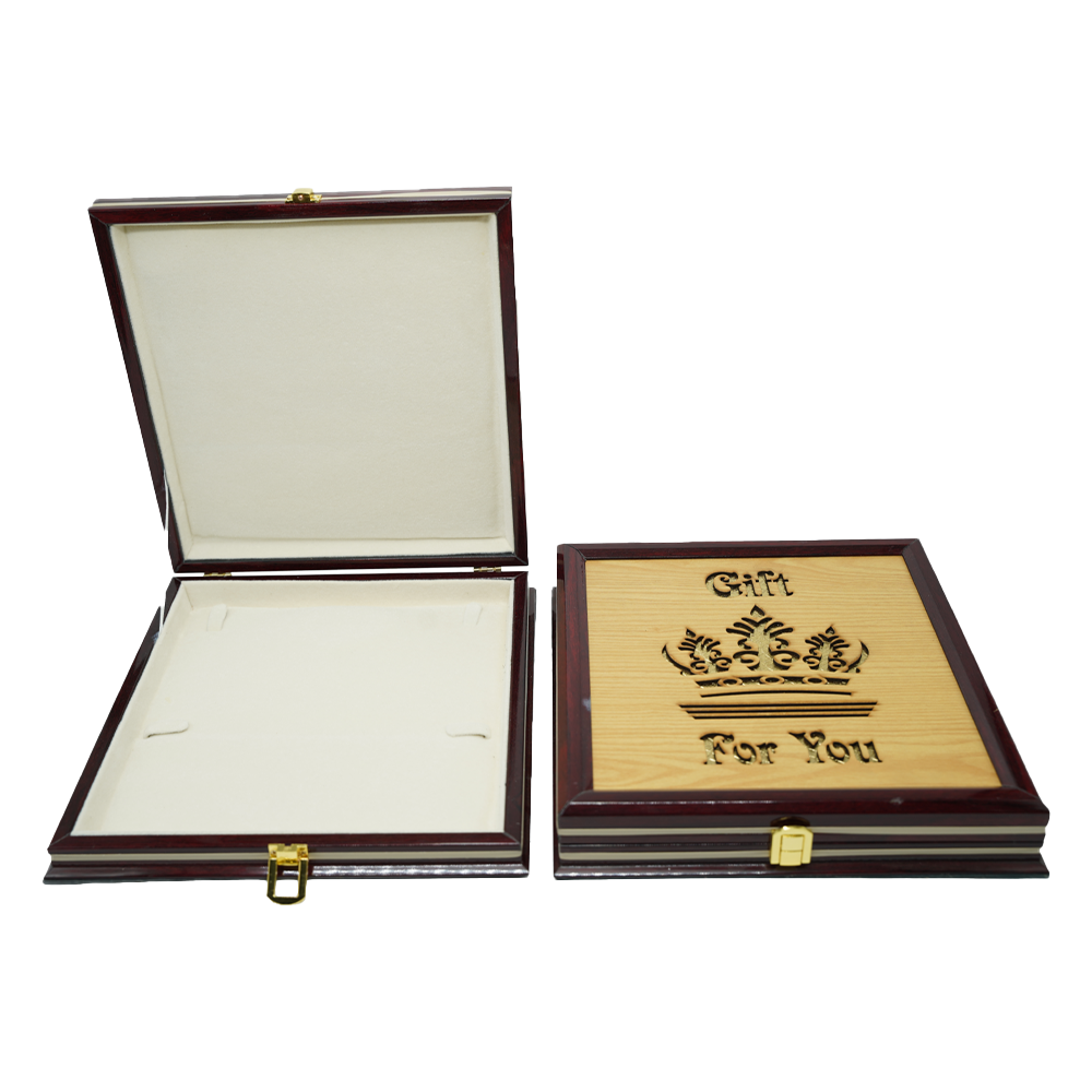 PVC Brown Wooden Jewelry Boxes