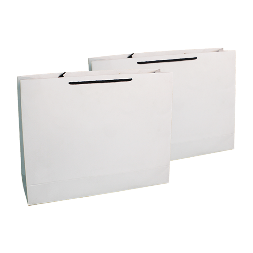 White & Black Eco Paper Jewel Bags