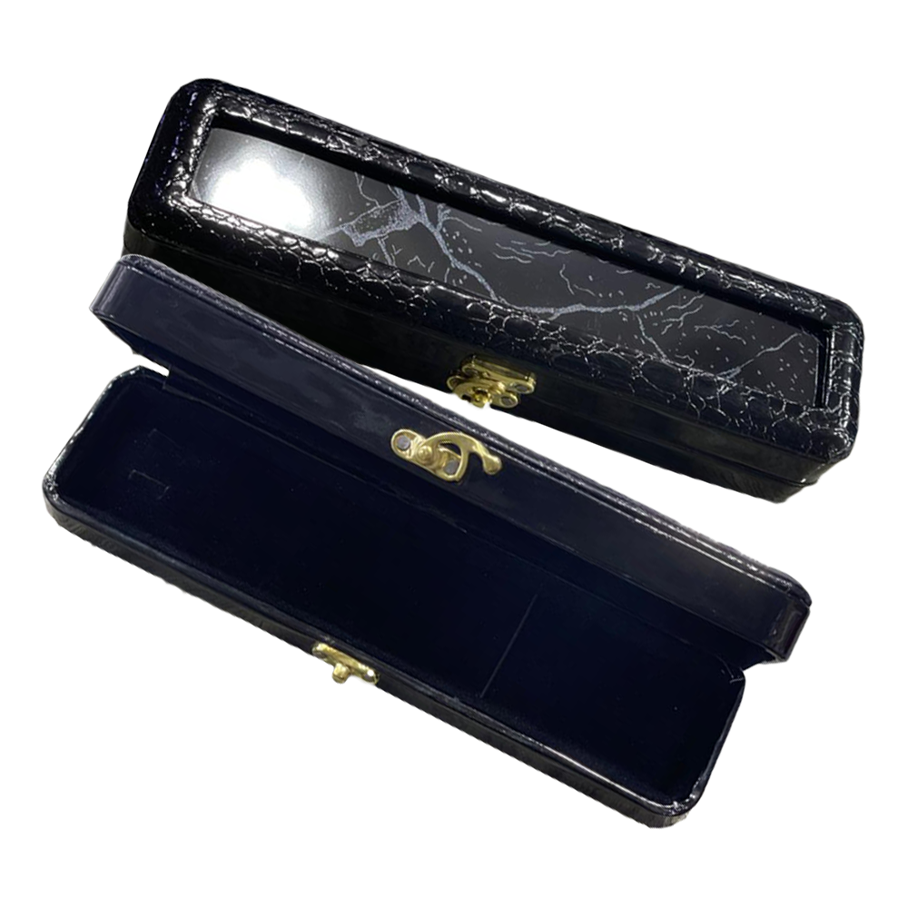 Black Marble Leathered Jewelry Boxes