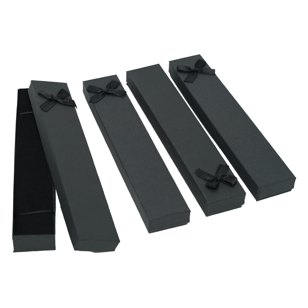 Black Cardboard Jewelry Boxes