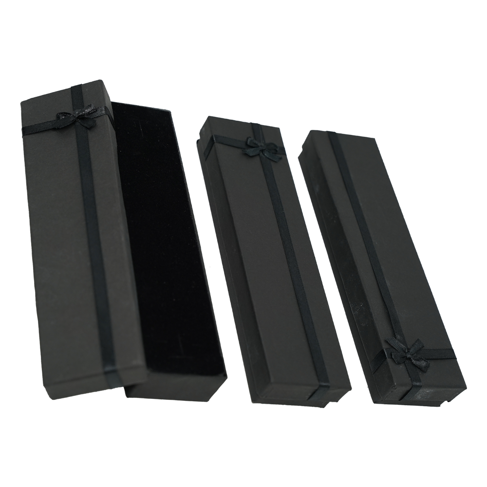 Black Cardboard Jewelry Boxes