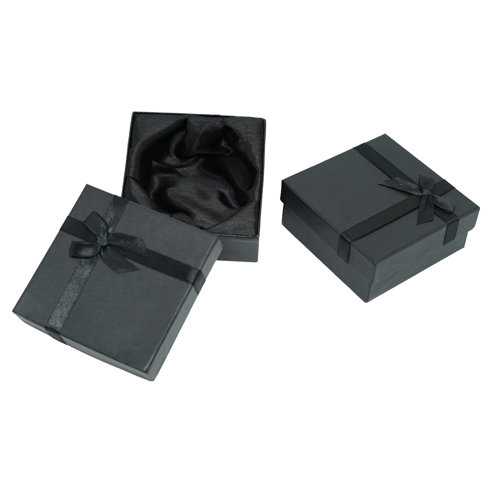 Black Cardboard Jewelry Boxes