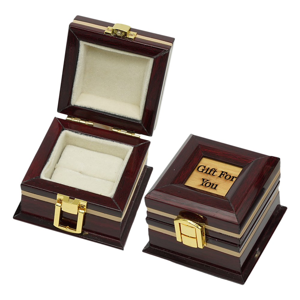 PVC Brown Wooden Jewelry Boxes