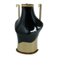 PATTENED GOLDEN & BLACK AMERICAN BUST