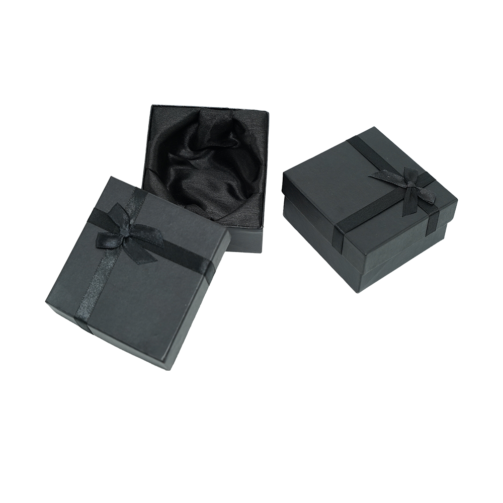 Black Cardboard Jewelry Boxes