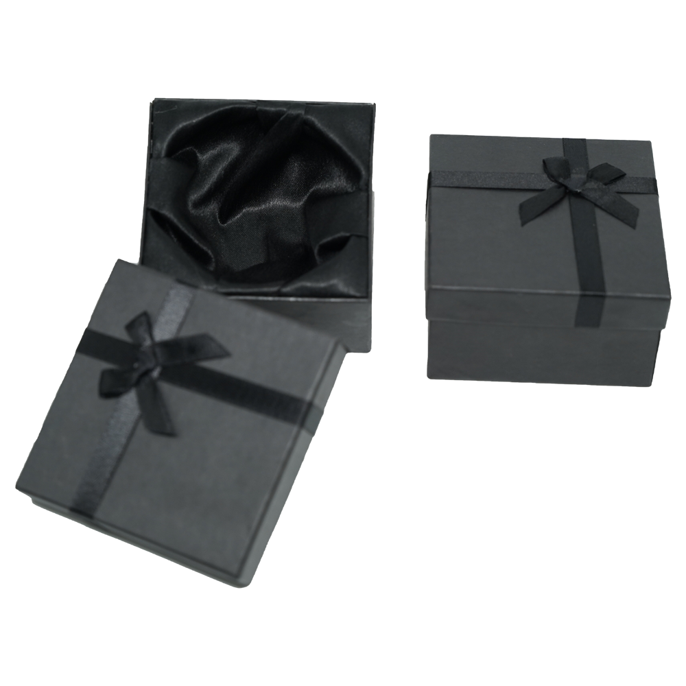 Black Cardboard Jewelry Boxes
