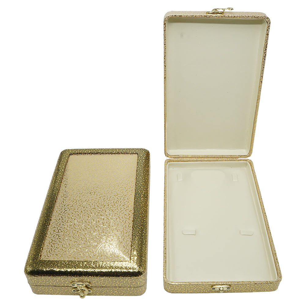 F Model: 10x6 Necklace jewelry Box | Necklace jewelry Case | Leather Jewelry Necklace Storage Box (Mala Set Box)
