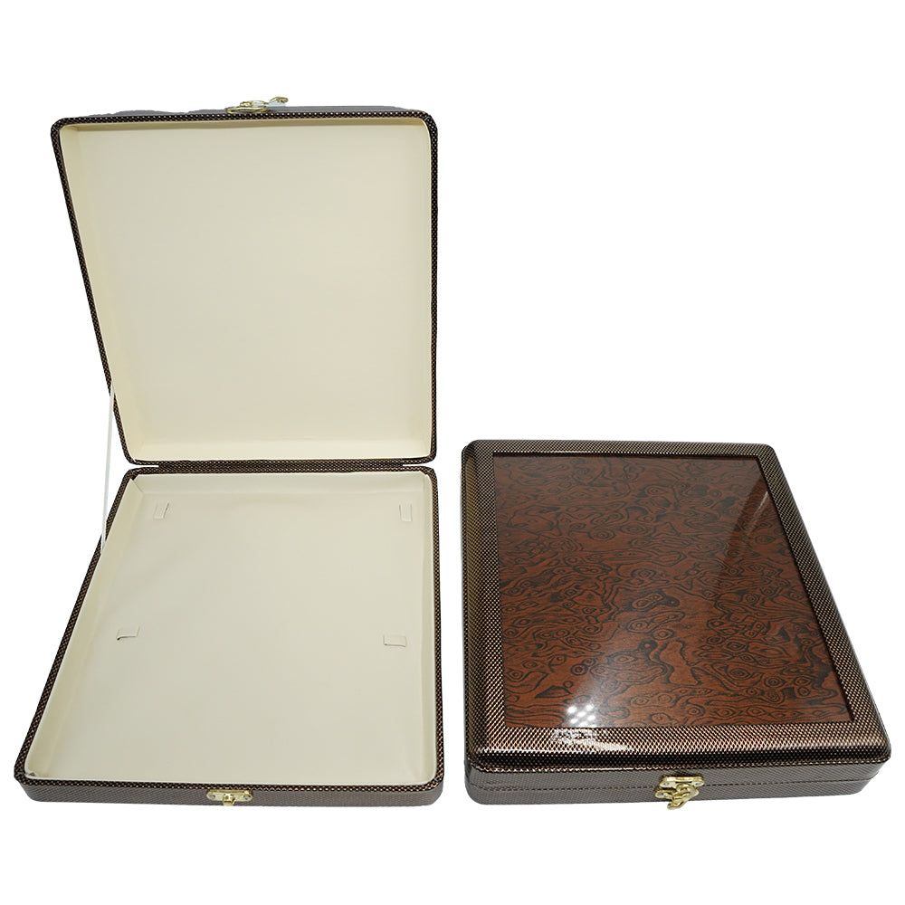 A Model: 10x10 Necklace jewelry Box | Necklace jewelry Case | Leather Jewelry Necklace Storage Box