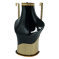 PATTENED GOLDEN & BLACK AMERICAN BUST