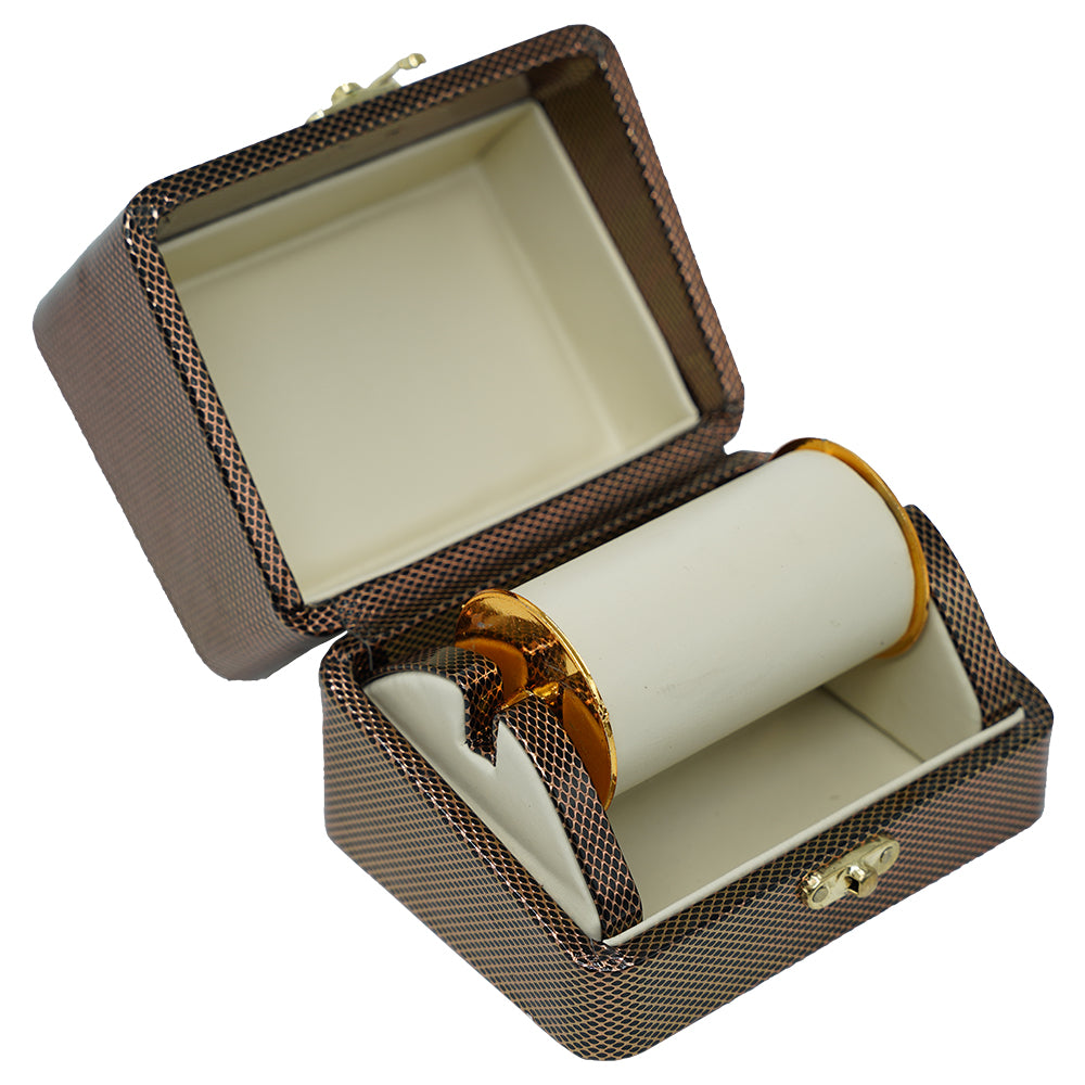 Brown Leathered Jewelry Boxes