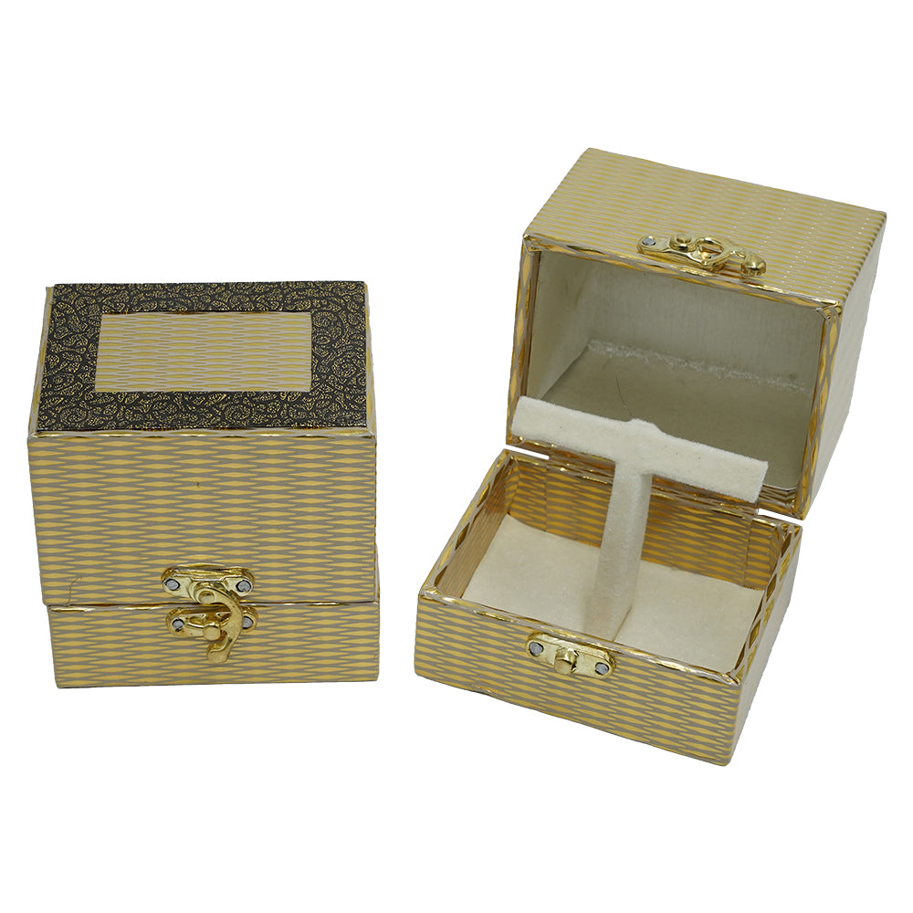 F Model: Engagement Earring Box | Wedding Earring Box | Leather Jewelry Earring Box (Jhumka | Big Earrings Box)