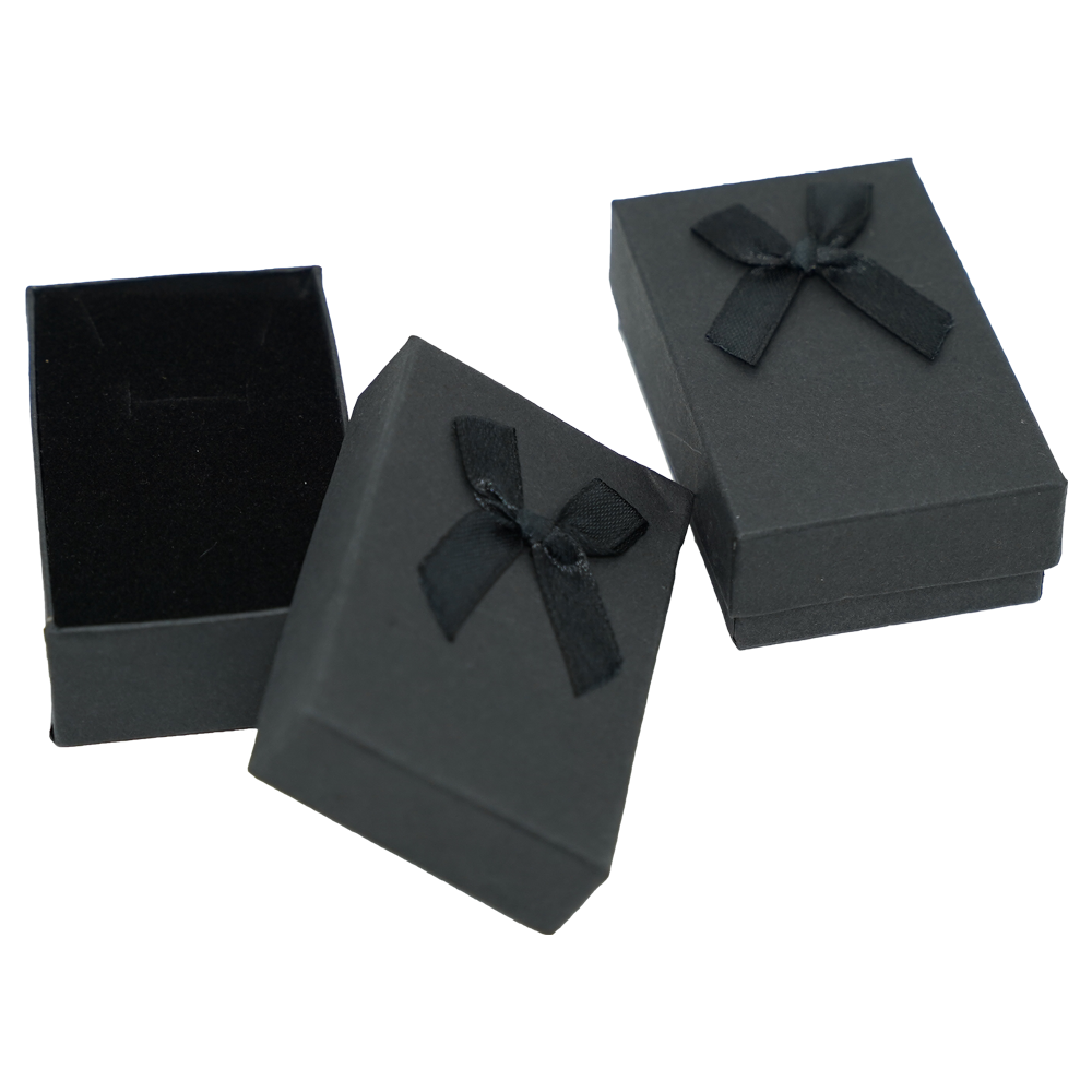 Black Cardboard Jewelry Boxes